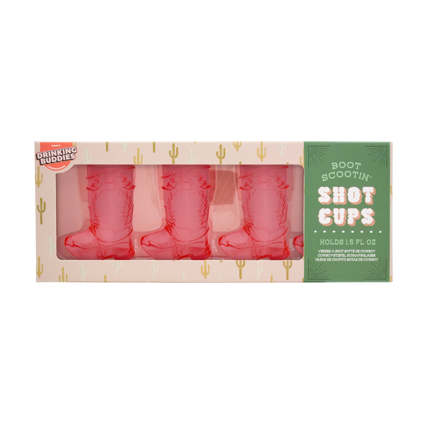 NPW - Western Pink Boot Shotglazen