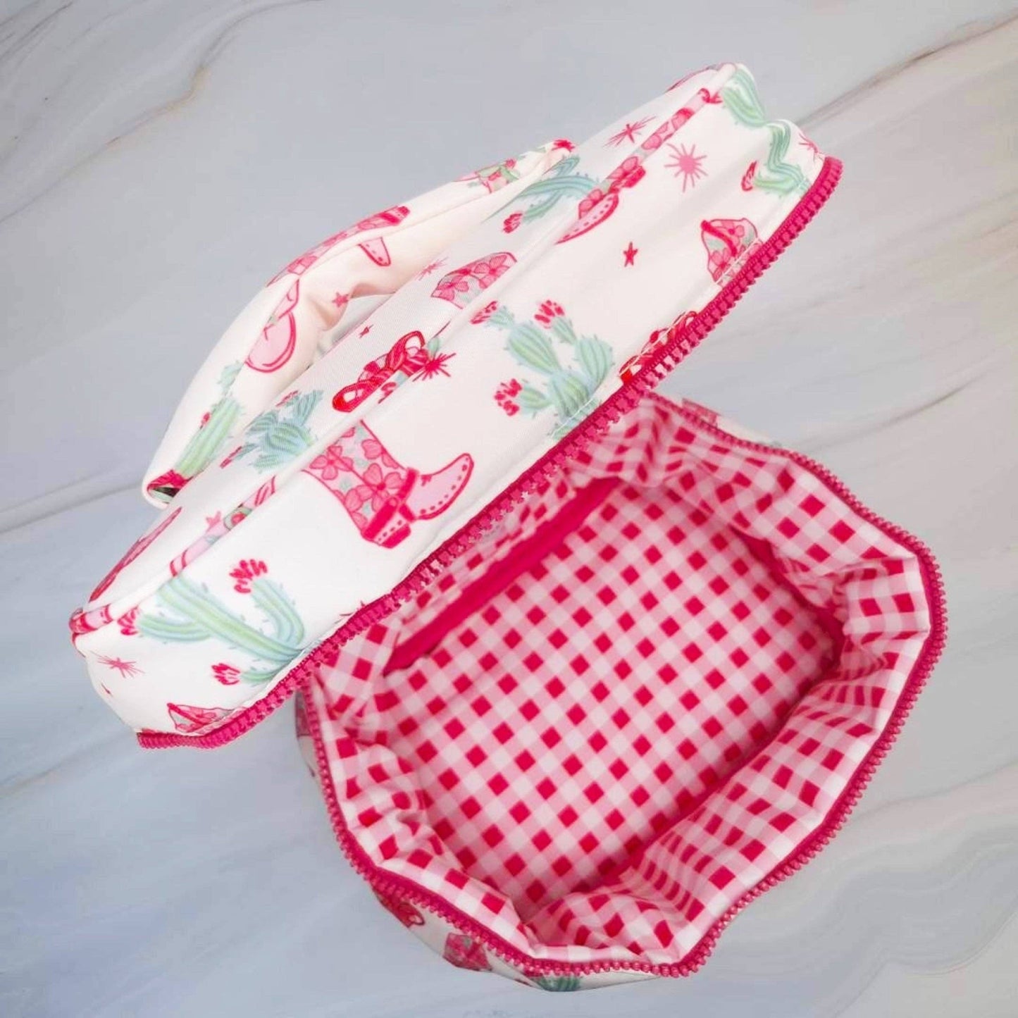 Ellison &amp; Young - Western Whimsy Travel Cosmetic Bag with Handle