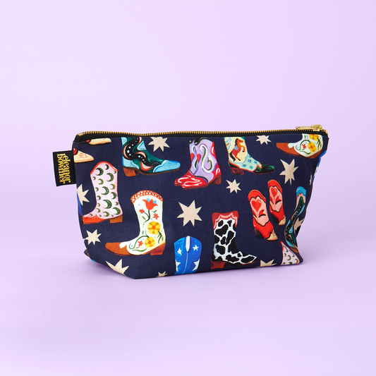 Eleanor Bowmer - Cowboy Boots Zipped Wash Bag