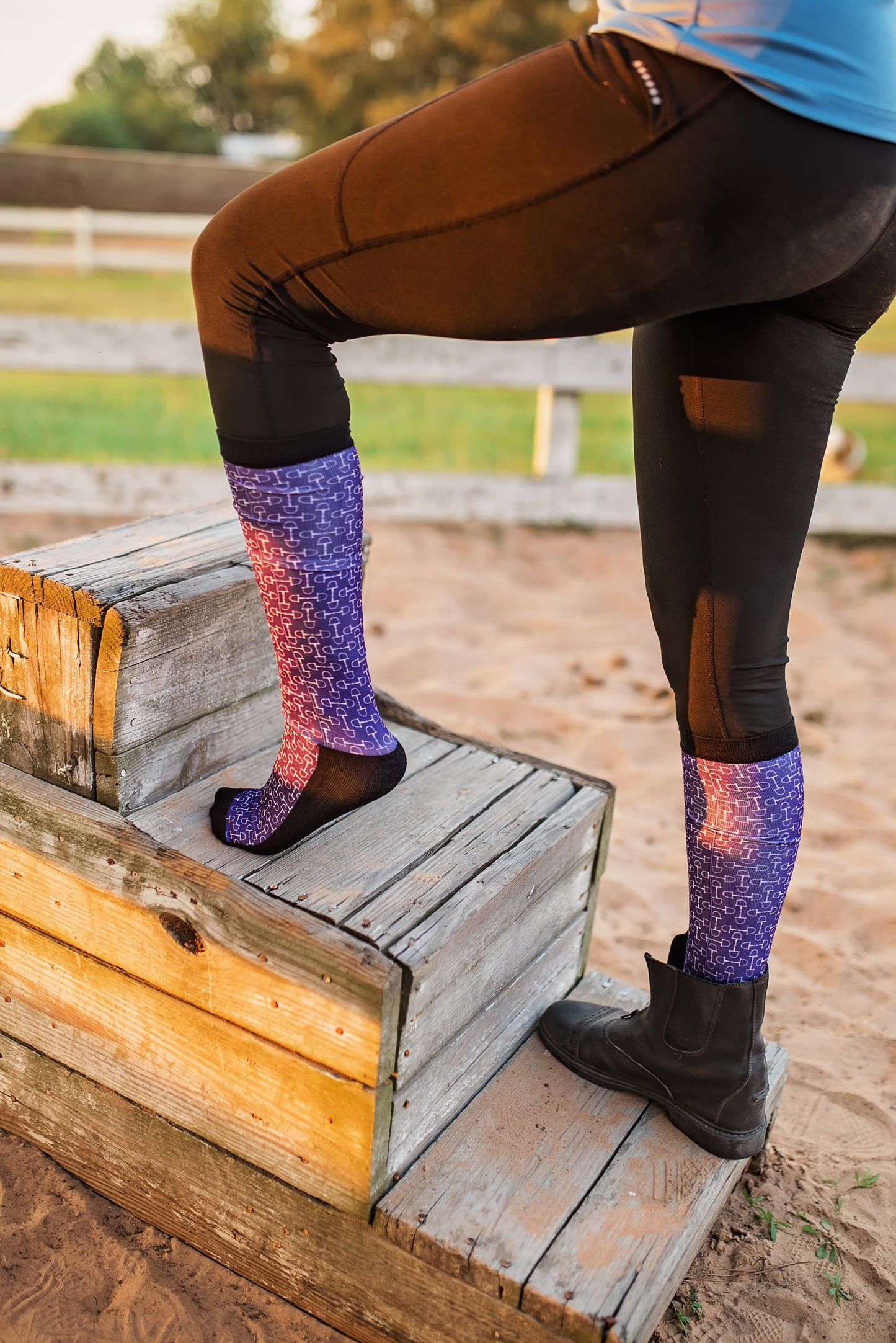 Red Barn - Laarzen sokken rijsokken Snaffle Chic