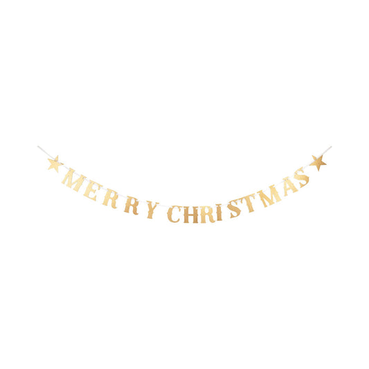 My Mind’s Eye - Merry Christmas Kerst Glitter Chipboard slinger