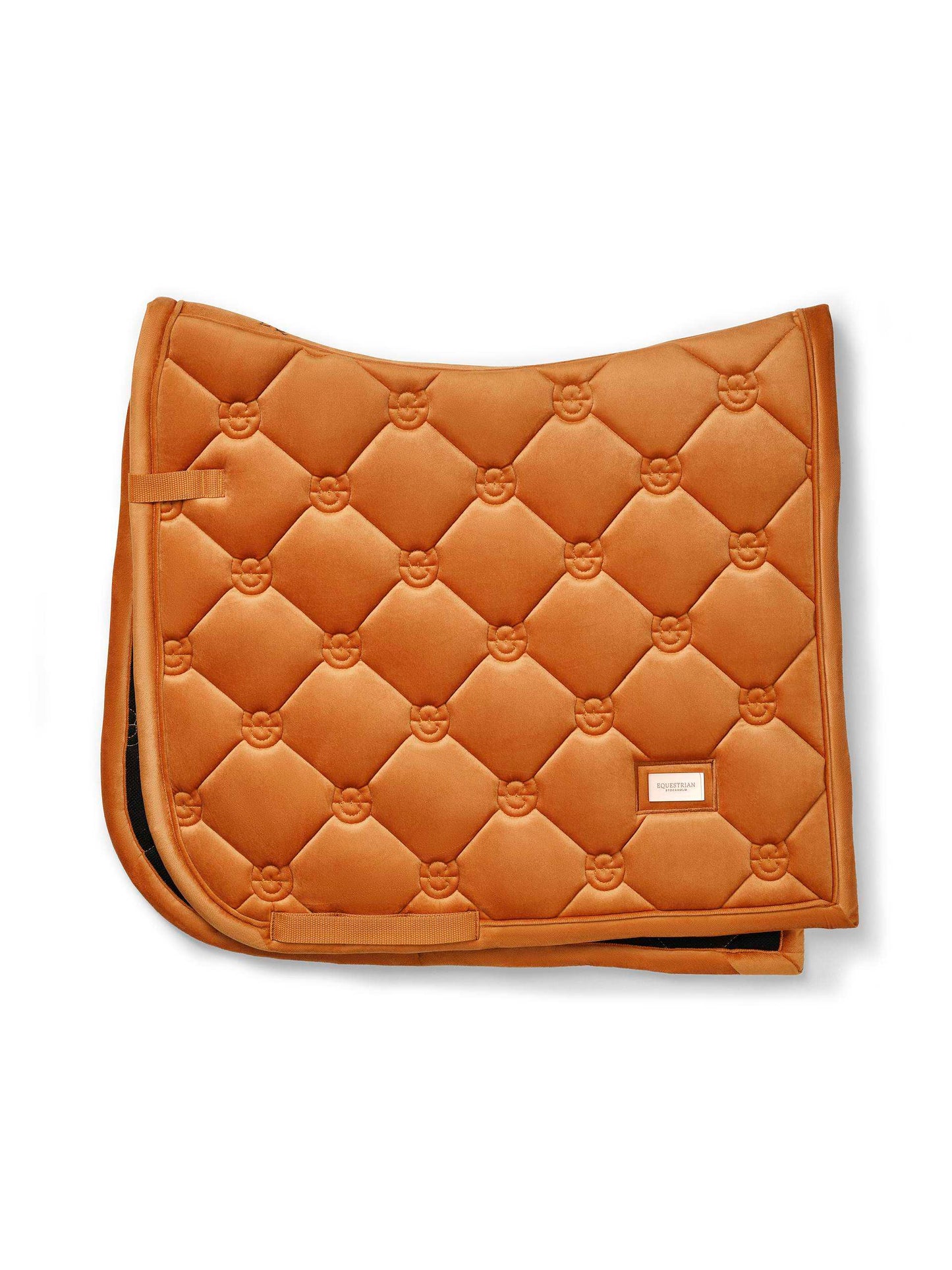 Equestrian Stockholm - FW26 Chestnut - Dressage Saddle Pad Velvet dressuurzadeldek