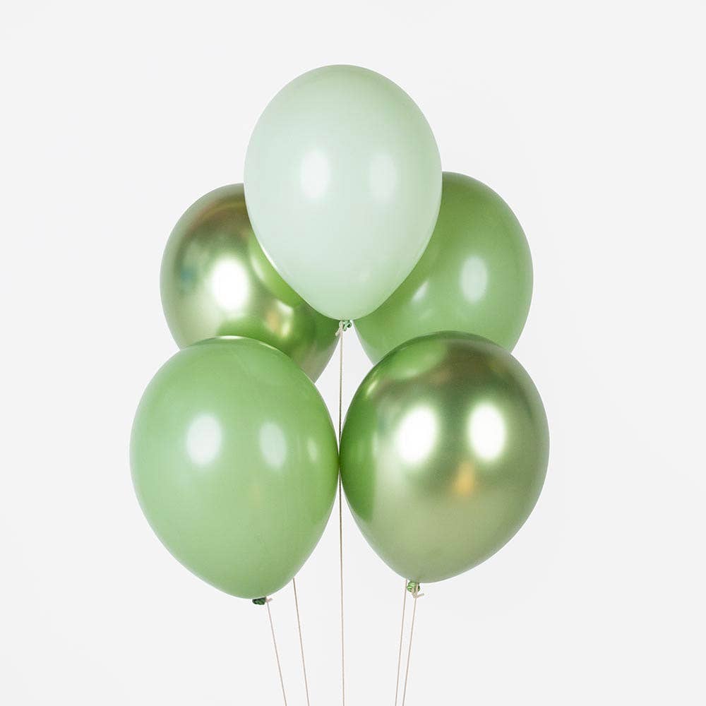 My Little Day - Balloon Mix 10 pcs. Sage Green