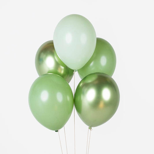 My Little Day - Balloon Mix 10 pcs. Sage Green