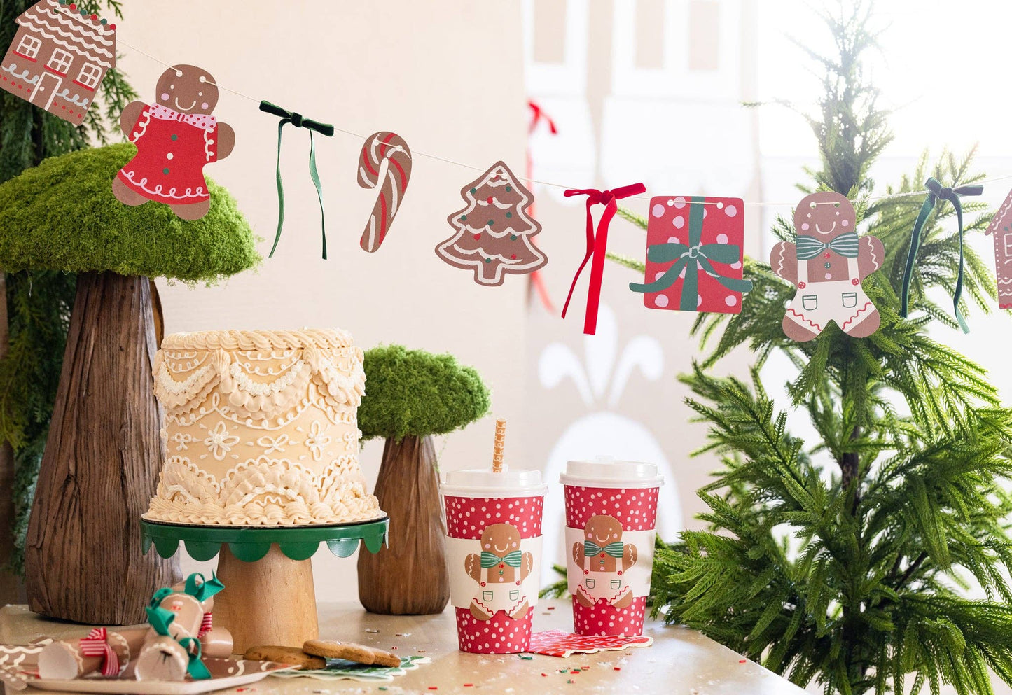 My Mind’s Eye - Peperkoek Banner Kerst vlaggenlijn
