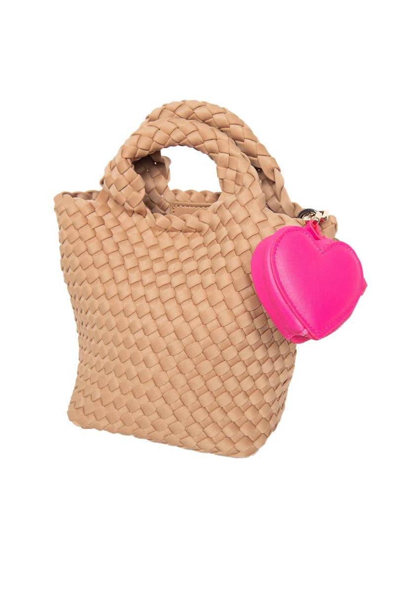 Katydid - Portemonnee muntenzakje Roze hartje