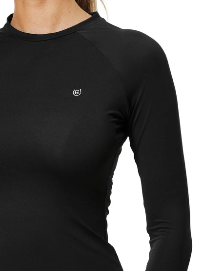 Equestrian Stockholm - Core Collection - Black Dynamic Base Layer haut d’équitation à manches longues