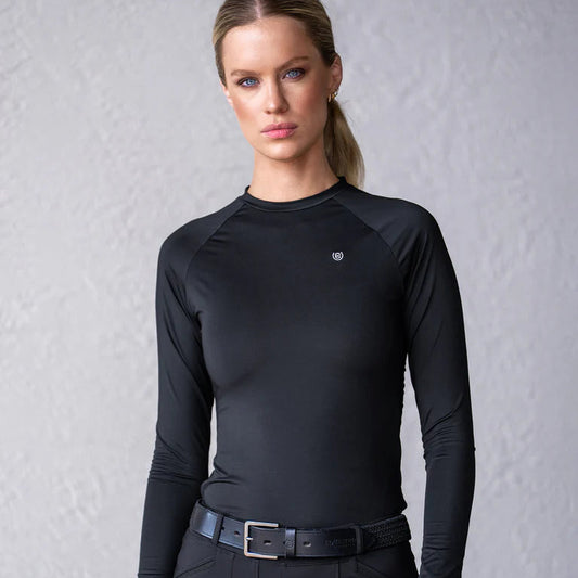 Equestrian Stockholm - Core Collection - Black Dynamic Base Layer rijtop longsleeve