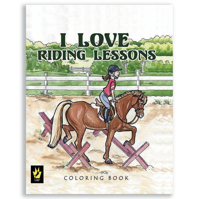 Kelley&amp;Co - I Love Horse Riding Lessons Coloring Book