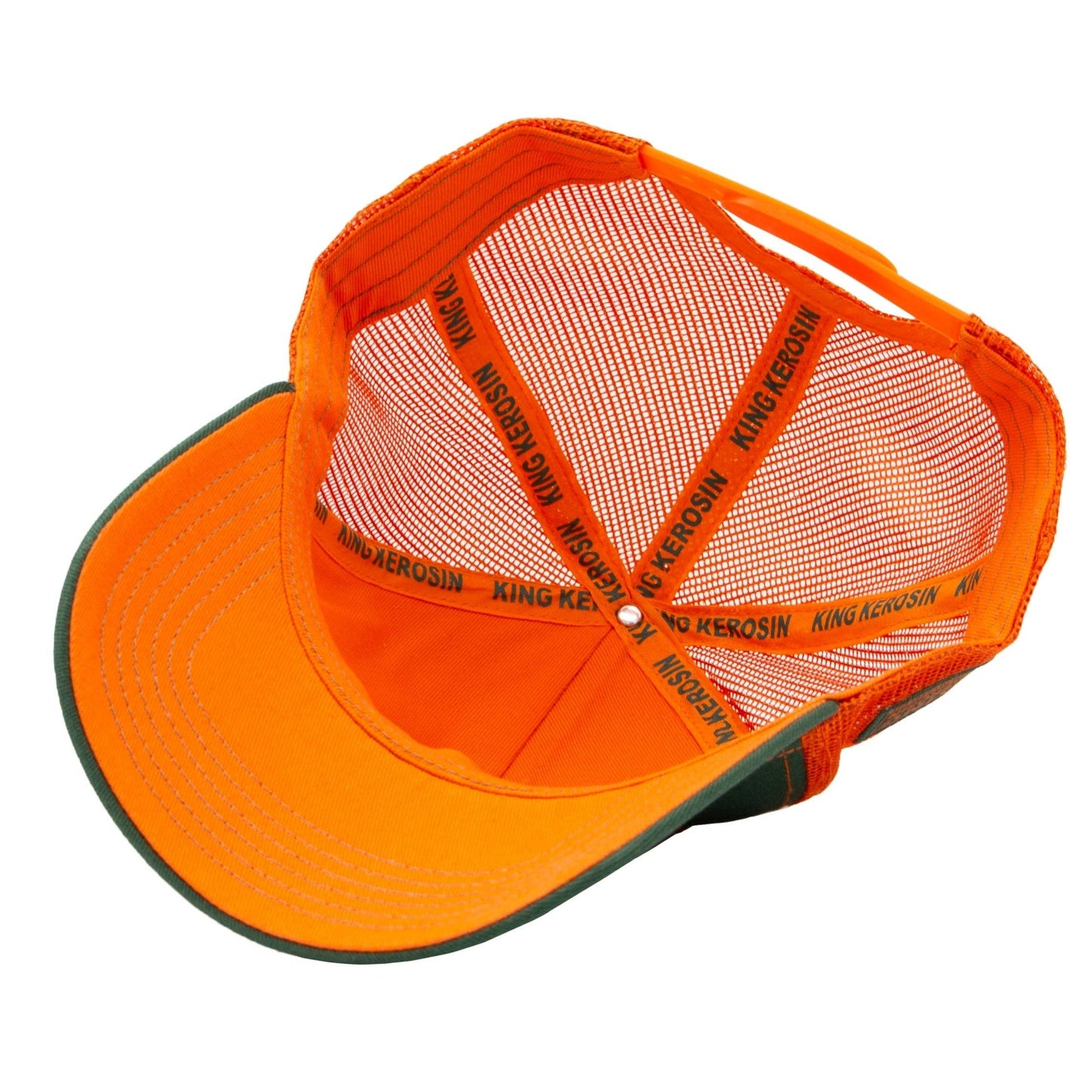 King Kerosin - Truckerpet Forever Rock'n'Roll pet in groen/oranje