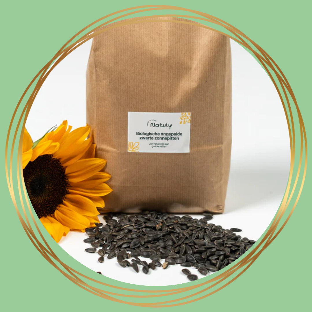 Bio-Ron/Natuly | Biologische Ongepelde Zwarte Zonnepitten
