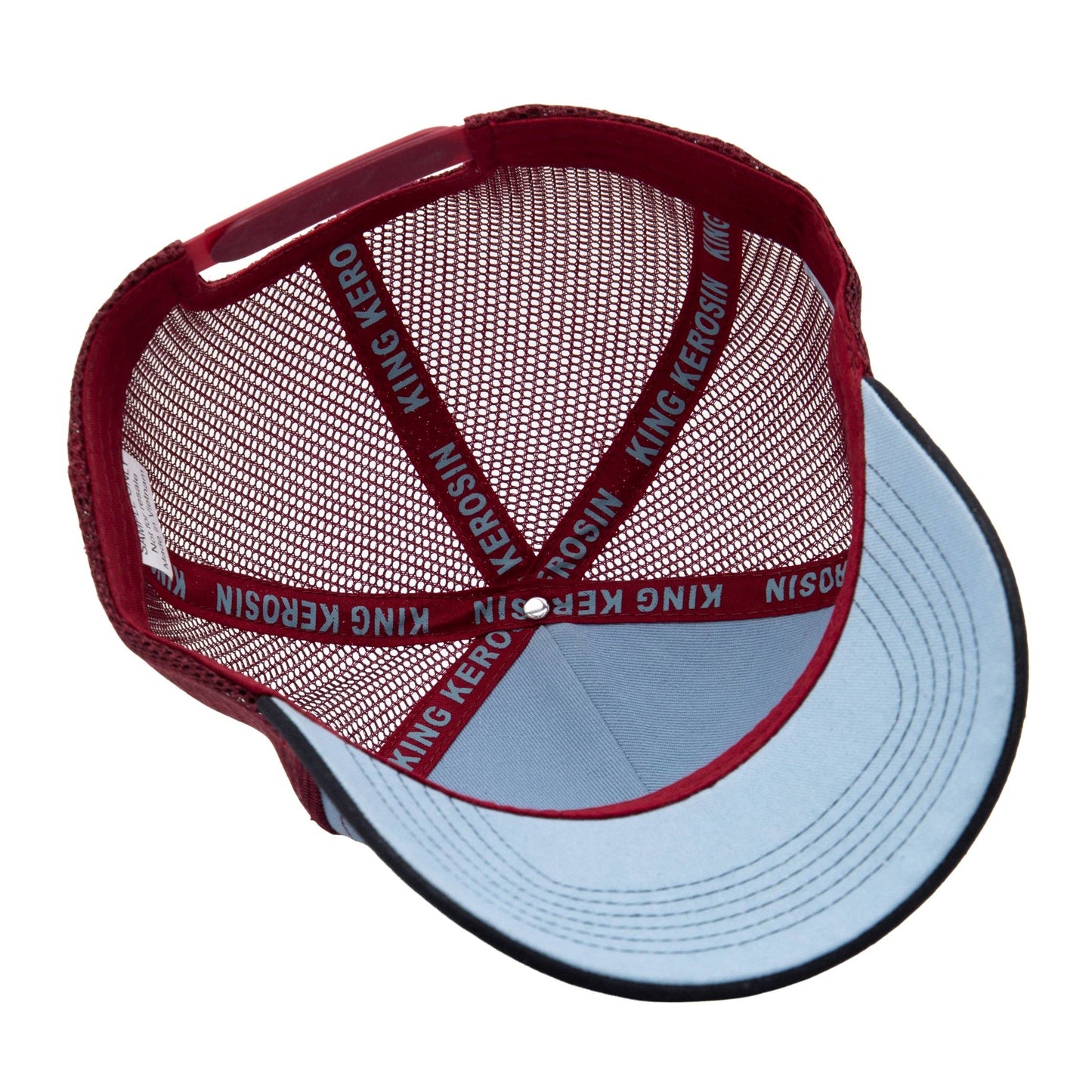 King Kerosin - Casquette trucker Wish You Were Beer en bleu clair/bordeaux