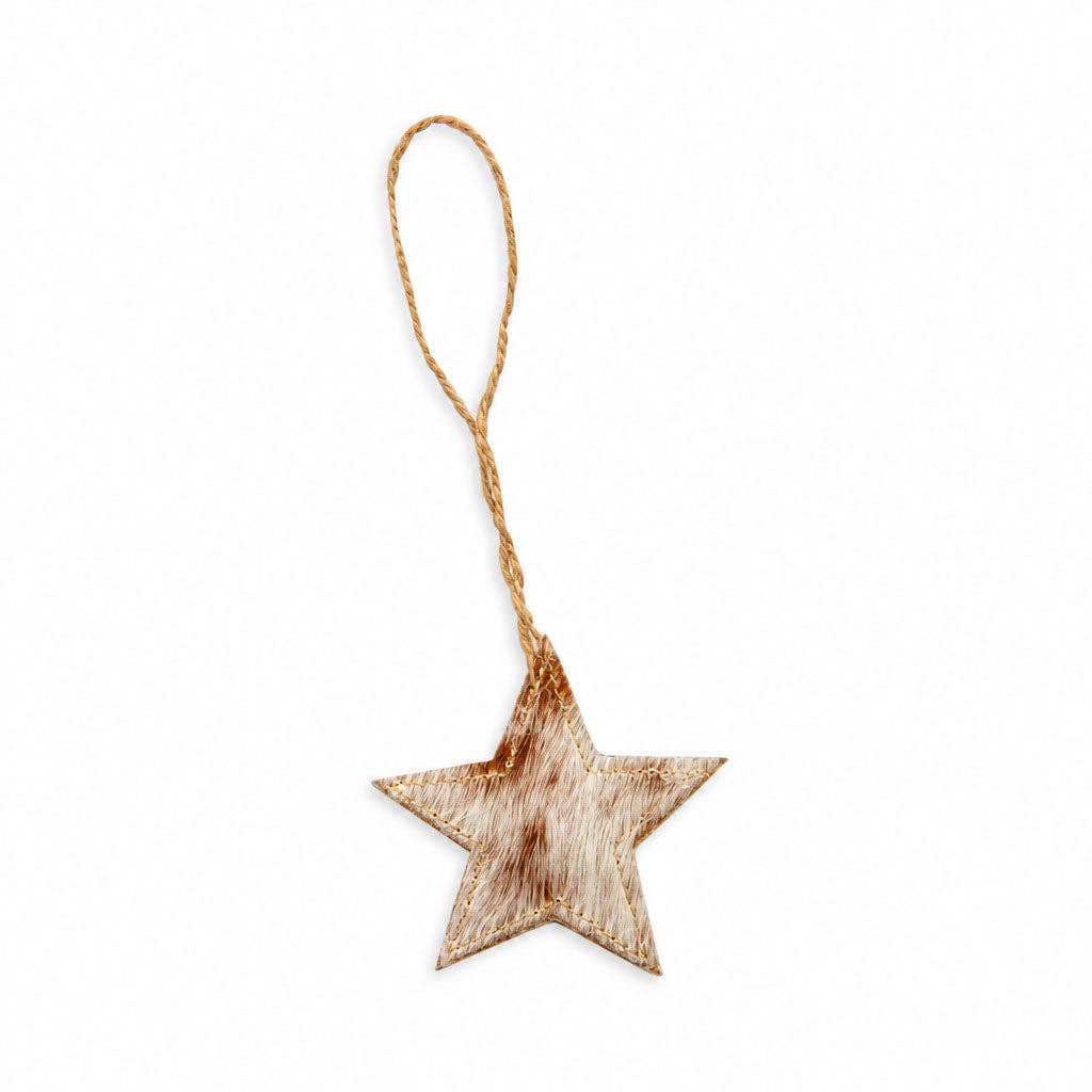 Myra Bag - Kerstster Haar-op-Huid Ornamentenset in Bruin