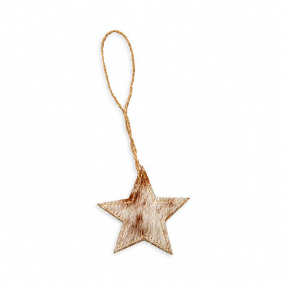 Myra Bag - Kerstster Haar-op-Huid Ornamentenset in Bruin