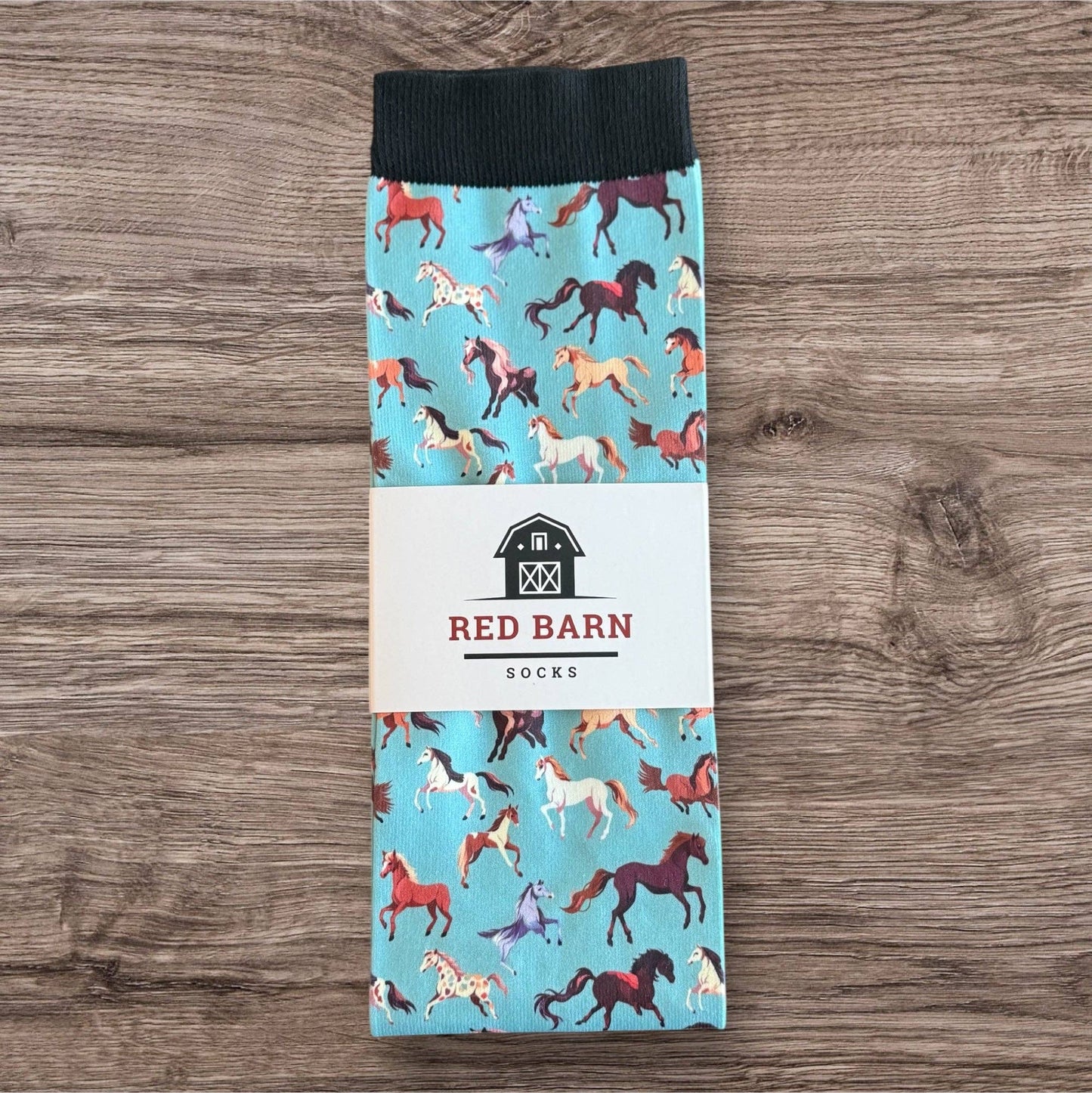 Red Barn - Chaussettes bottes Horsin' Around pour l'équitation PETITE !