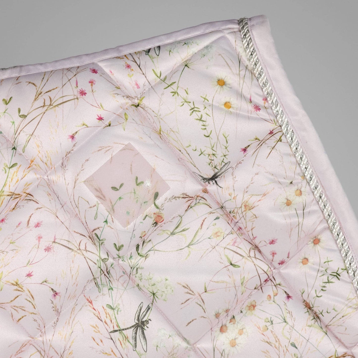 Dapplebay - Dragonfly Meadow Pink Spring Saddle Pad