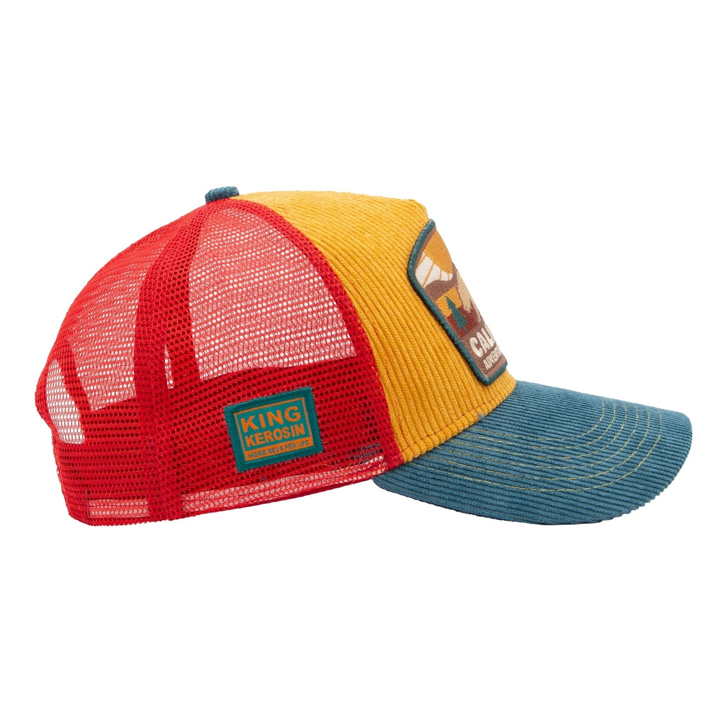 King Kerosin - Trucker Cap California Yellow/Red
