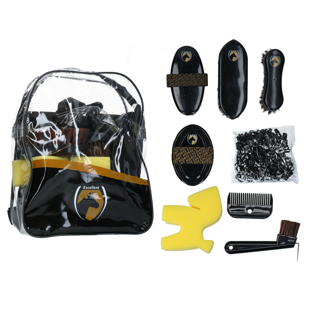 Excellent Horse - Grooming Set Junior paarden poetstasje
