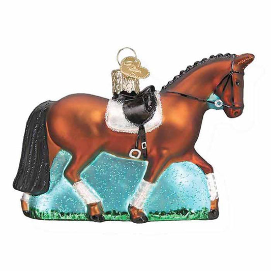 Kelley&Co - Ornament Glazen dressuurpaard