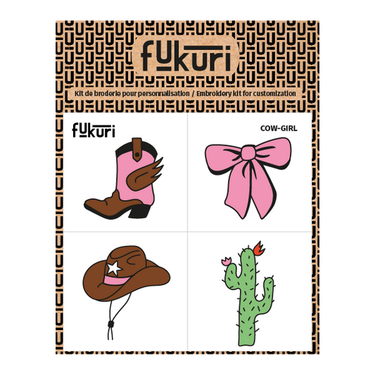 Fukuri - Cowgirl set magische patroonvellen borduren
