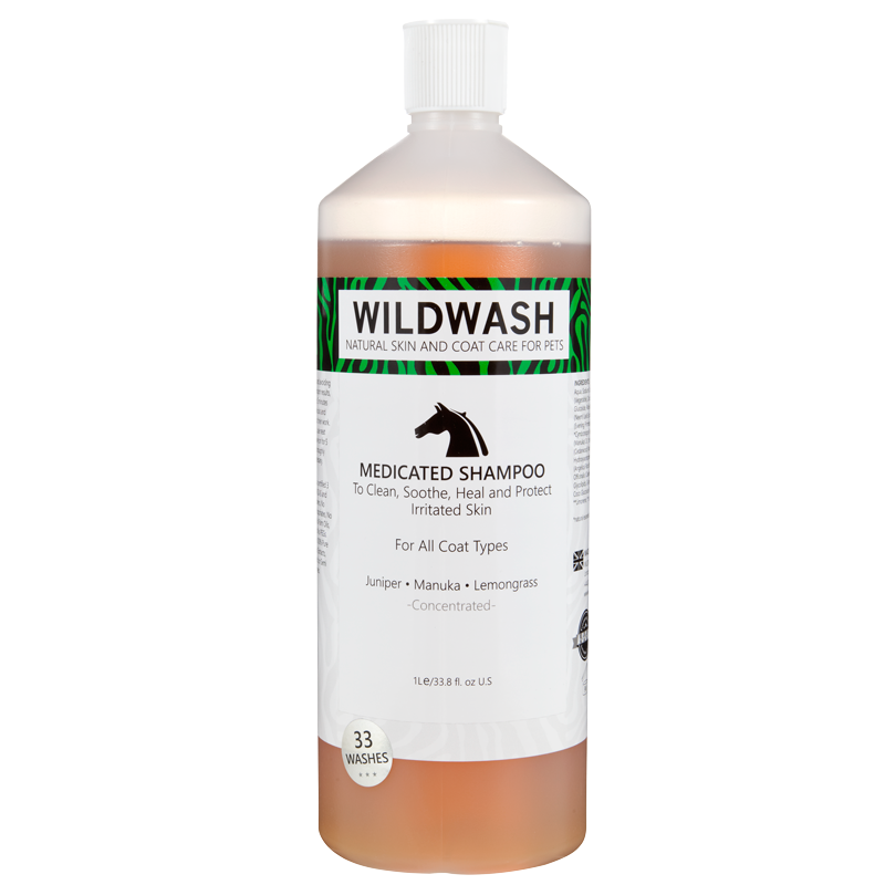 WildWash - Natuurlijke medicinale paardenshampoo voor paarden 1L
