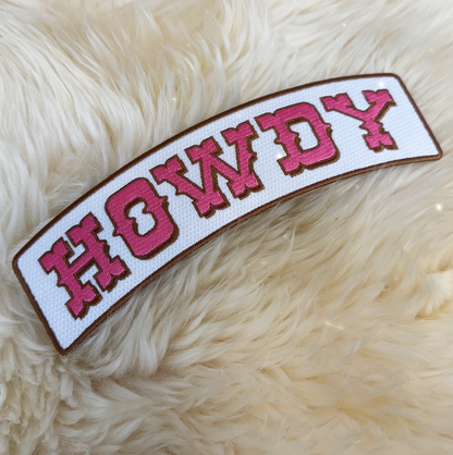 Wildflower Co - Pink Cowgirl Western XL Rückenpatches Stiefel/ Howdy
