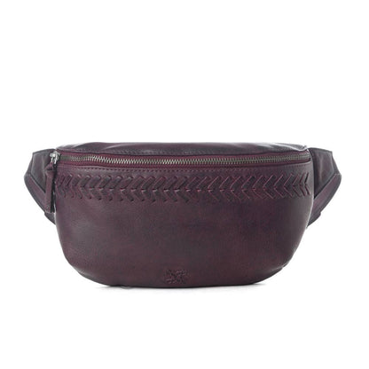 Myra Bag - Zidana Amarillo tanned leather hip bag Wildrose Plum