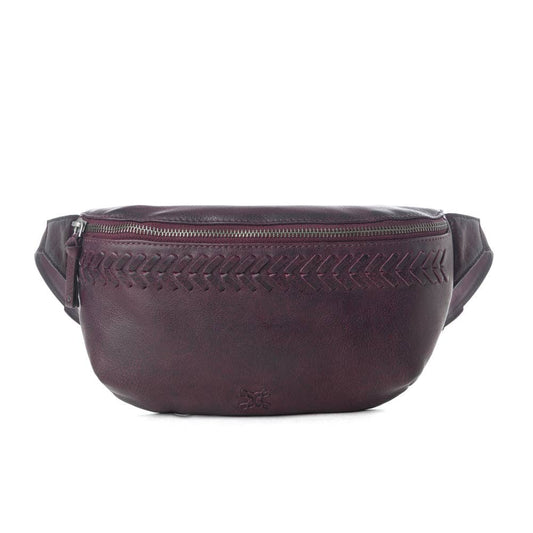 Myra Bag - Riñonera de cuero curtido Zidana Amarillo Wildrose Plum