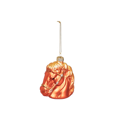Housevitamin - Christmas Ornament Horse Head Brown