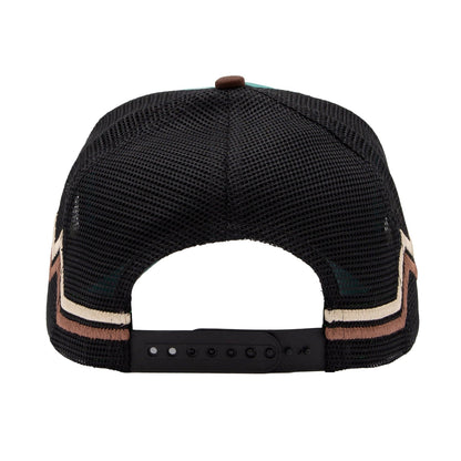 King Kerosin - Trucker-Cap California türkis/braun