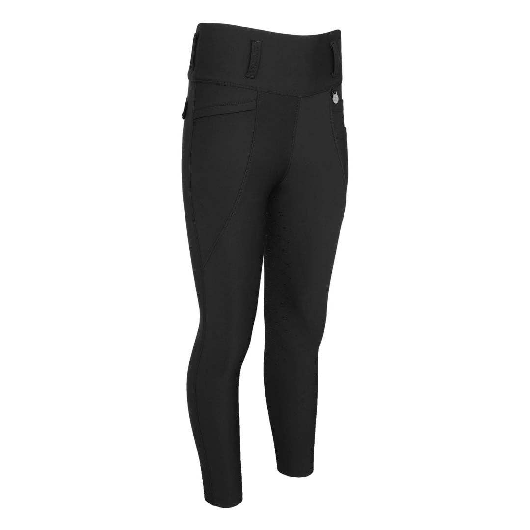 Dapplebay - Winter Essential Full Seat Tights zwart warme fleece rijlegging
