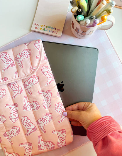 Callie Danielle - Custodia per laptop e tablet Western Cowgirl Boots