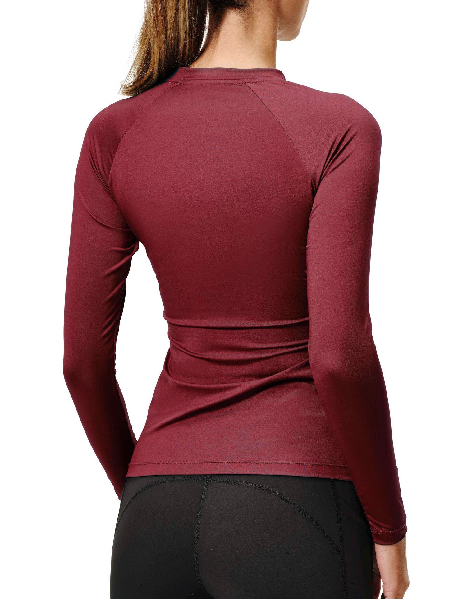 Equestrian Stockholm - FW26 Merlot - Dynamic Base Layer rijtop longsleeve