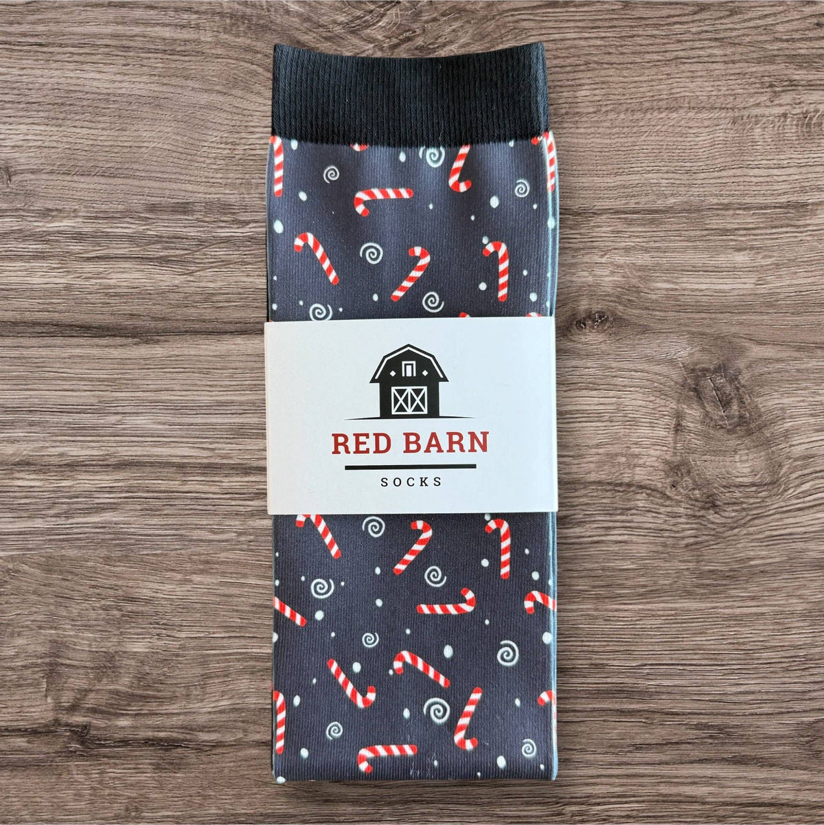 Red Barn - Laarzen sokken Sweet Candy Cane rijsokken PETITE!