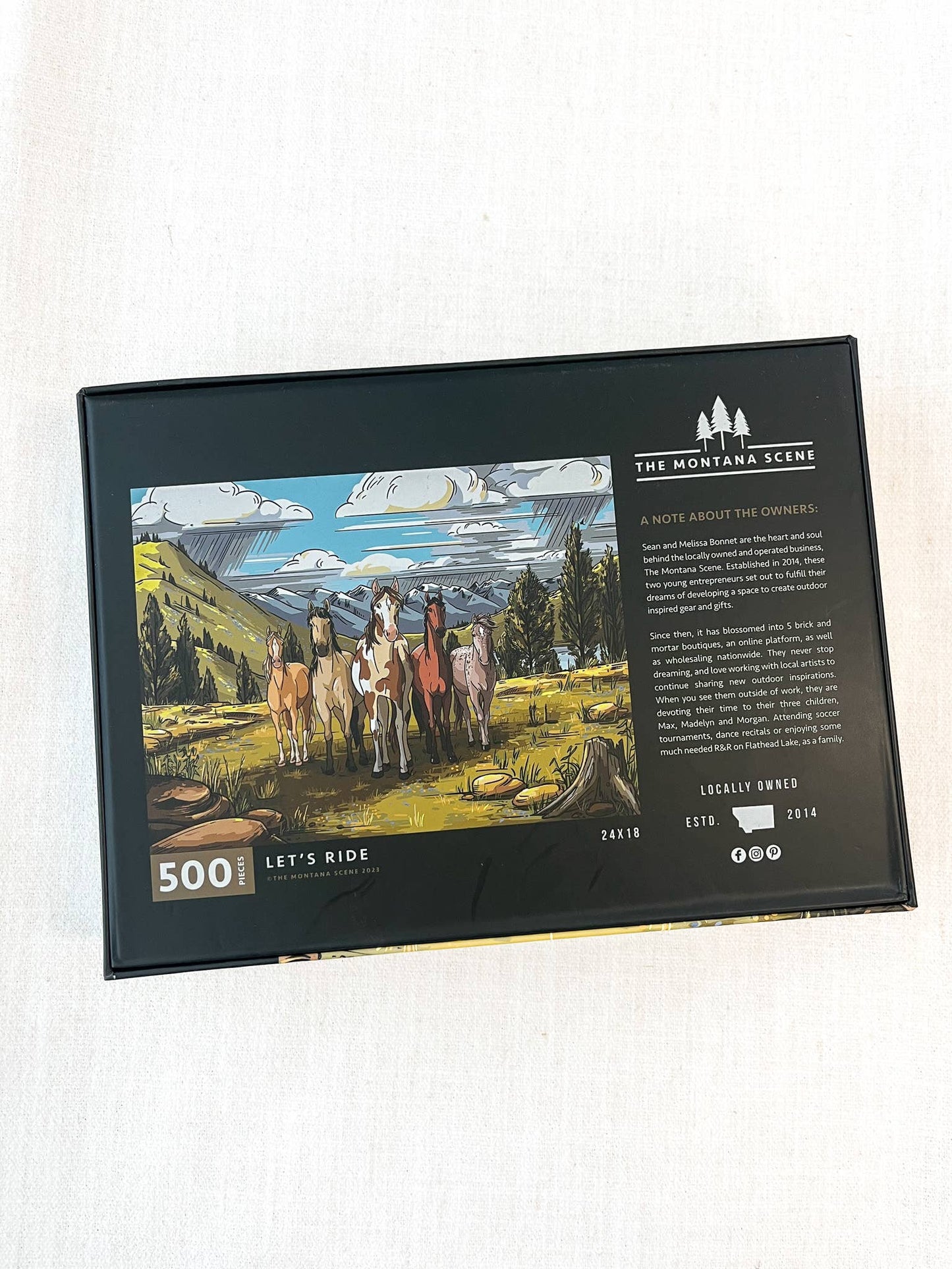 The Montana Scene - Puzzle Let's Ride 500 pezzi