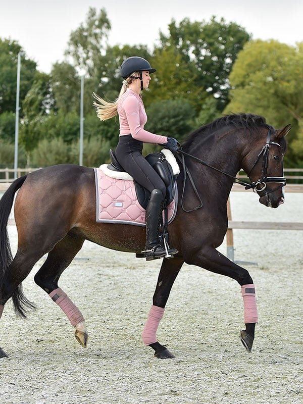 Equestrian Stockholm - Core Collection - Tapis de dressage Pink Pearl