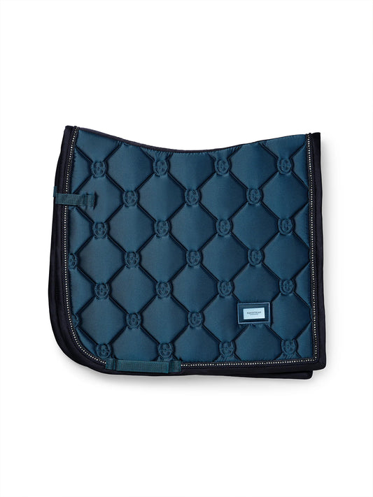 Equestrian Stockholm - FW26 Blue Meadow  - Crystal Shine Dressage Saddle Pad dressuurzadeldek