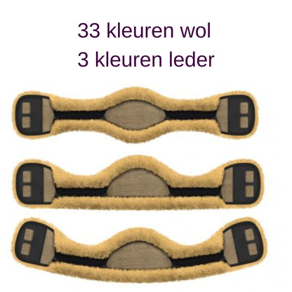Singelbontje luxe leder Slim Line dressuursingel