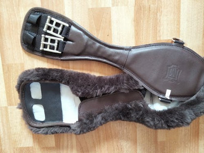 Dressuursingel Luxe Leder Slim Line