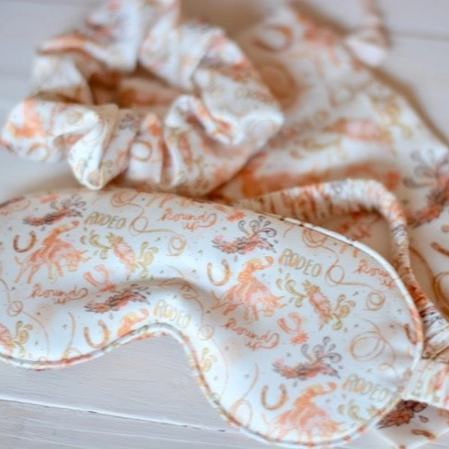 Tirzah Lane - Slaapcadeauset oogmasker + scrunchie Rodeo