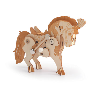 Graine Creative - 3D houten model Mechanisch paard