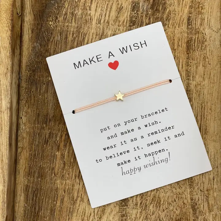 Parsley & pepper - Braccialetto Make a Wish (diversi colori)