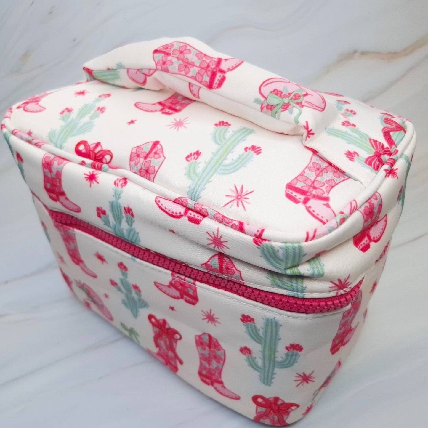 Ellison &amp; Young - Western Whimsy Travel Cosmetic Bag with Handle