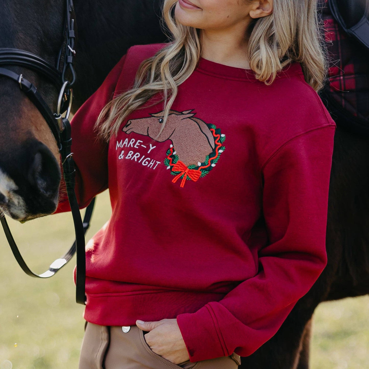 Dapplebay - Mare-y & Bright Crewneck Sweatshirt kerstsweater