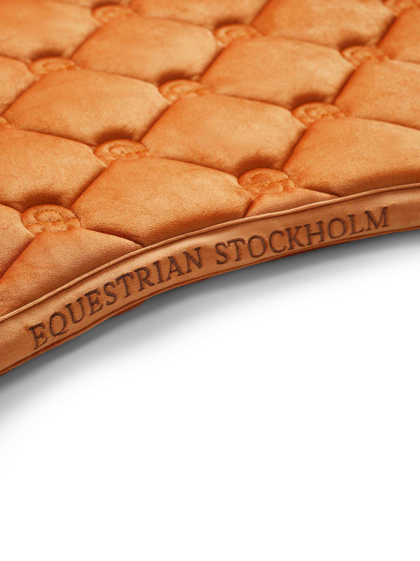 Equestrian Stockholm - FW26 Chestnut - Jump Saddle Pad Velvet springzadeldek