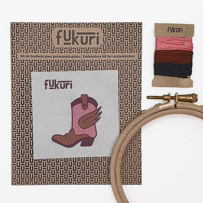 Fukuri - Stickset Cowgirl-Stiefel
