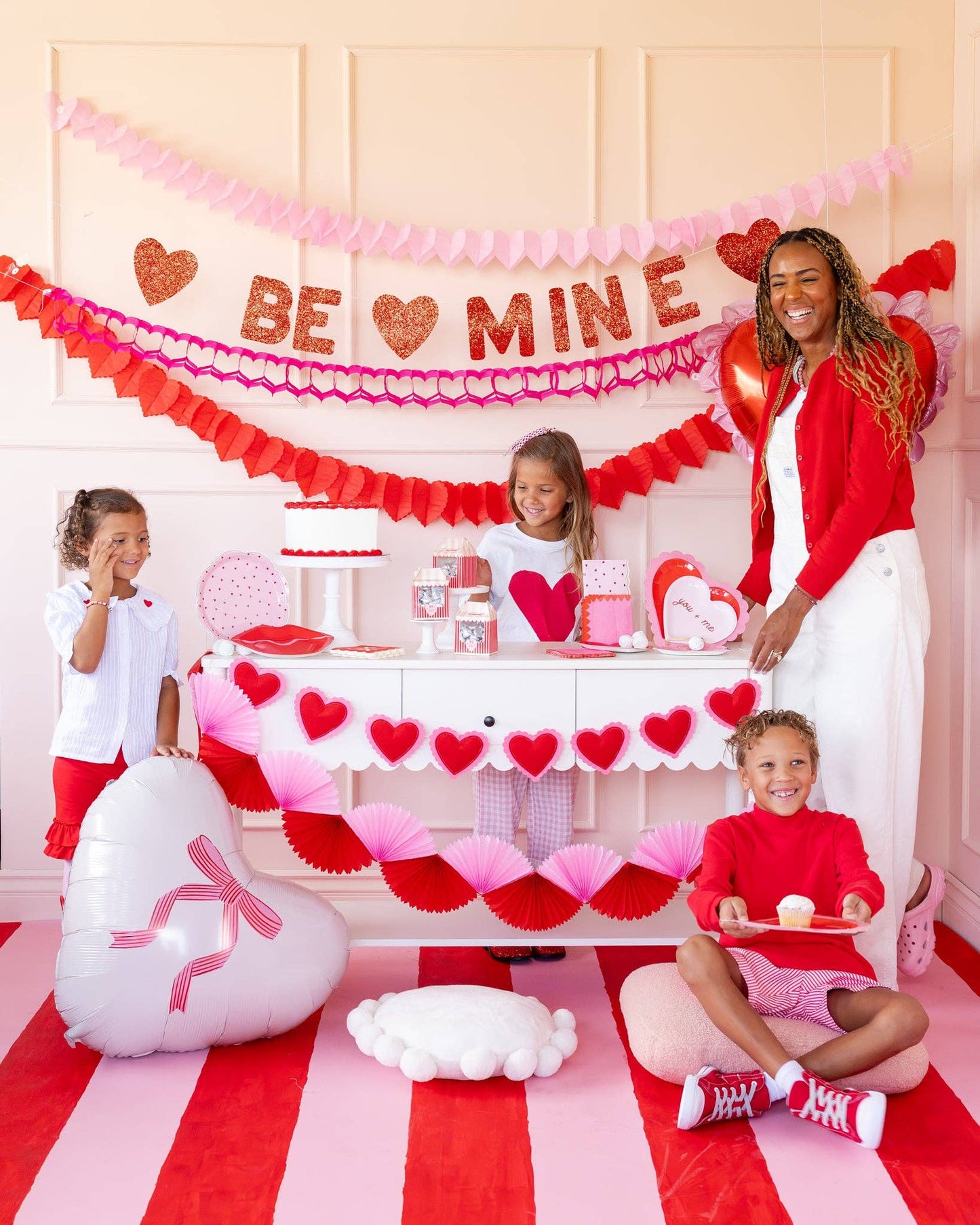 My Mind’s Eye - Hartvormige Bordenset wegwerbordjes Valentijn