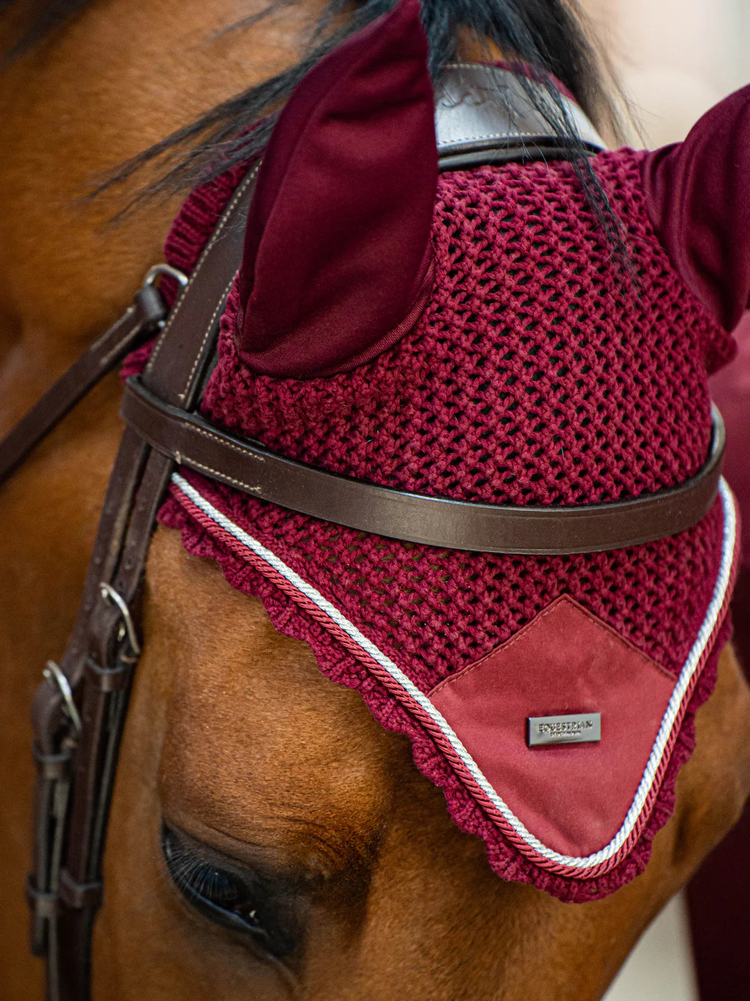Equestrian Stockholm - Core Collection - Cappuccio orecchie Bordeaux