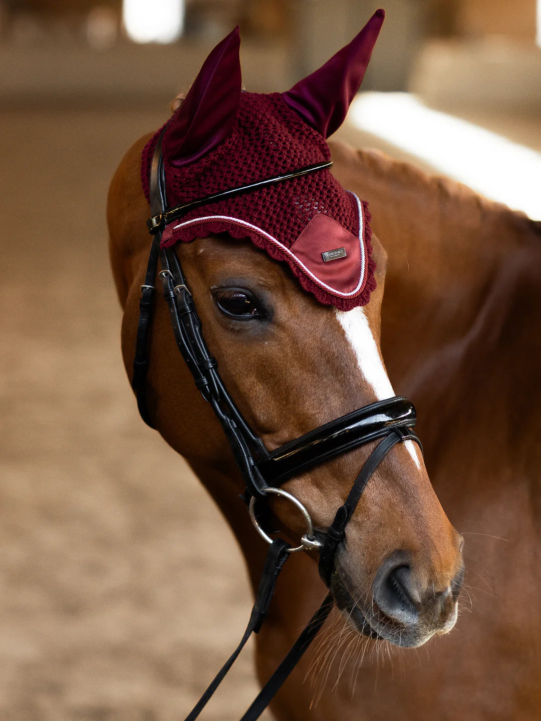 Equestrian Stockholm - Core Collection - Cappuccio orecchie Bordeaux