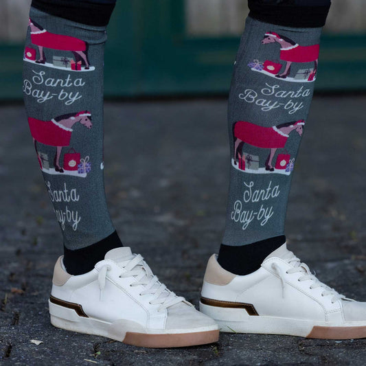 Dapplebay - Santa Bay-by Slick Boot dunne Sokken Kerst